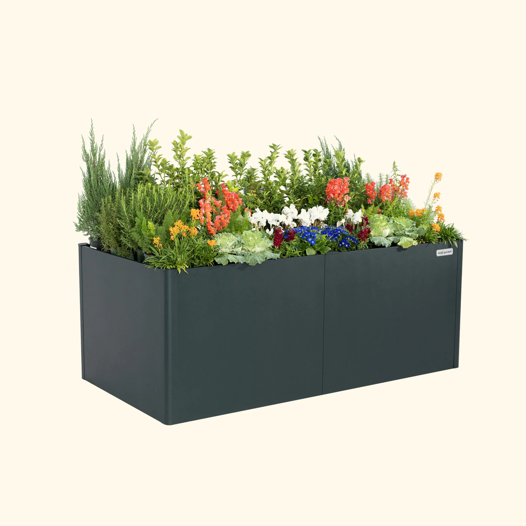 32" Extra Tall Modern 42" x 83" Metal Raised Garden Bed - 1 Pack - Image 3
