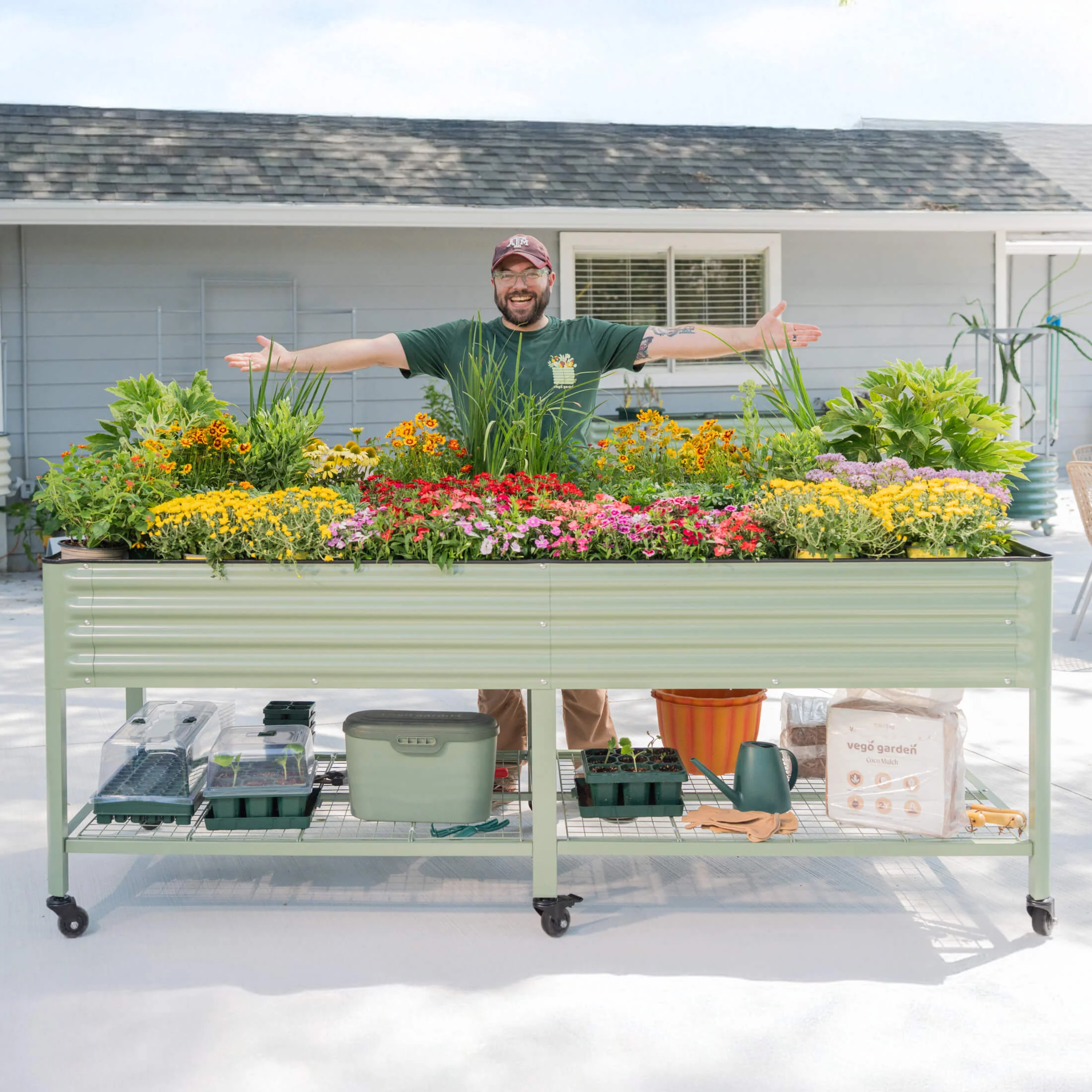 Elevated Garden Bed - Jumbo Series 3' x 8' - Image 11