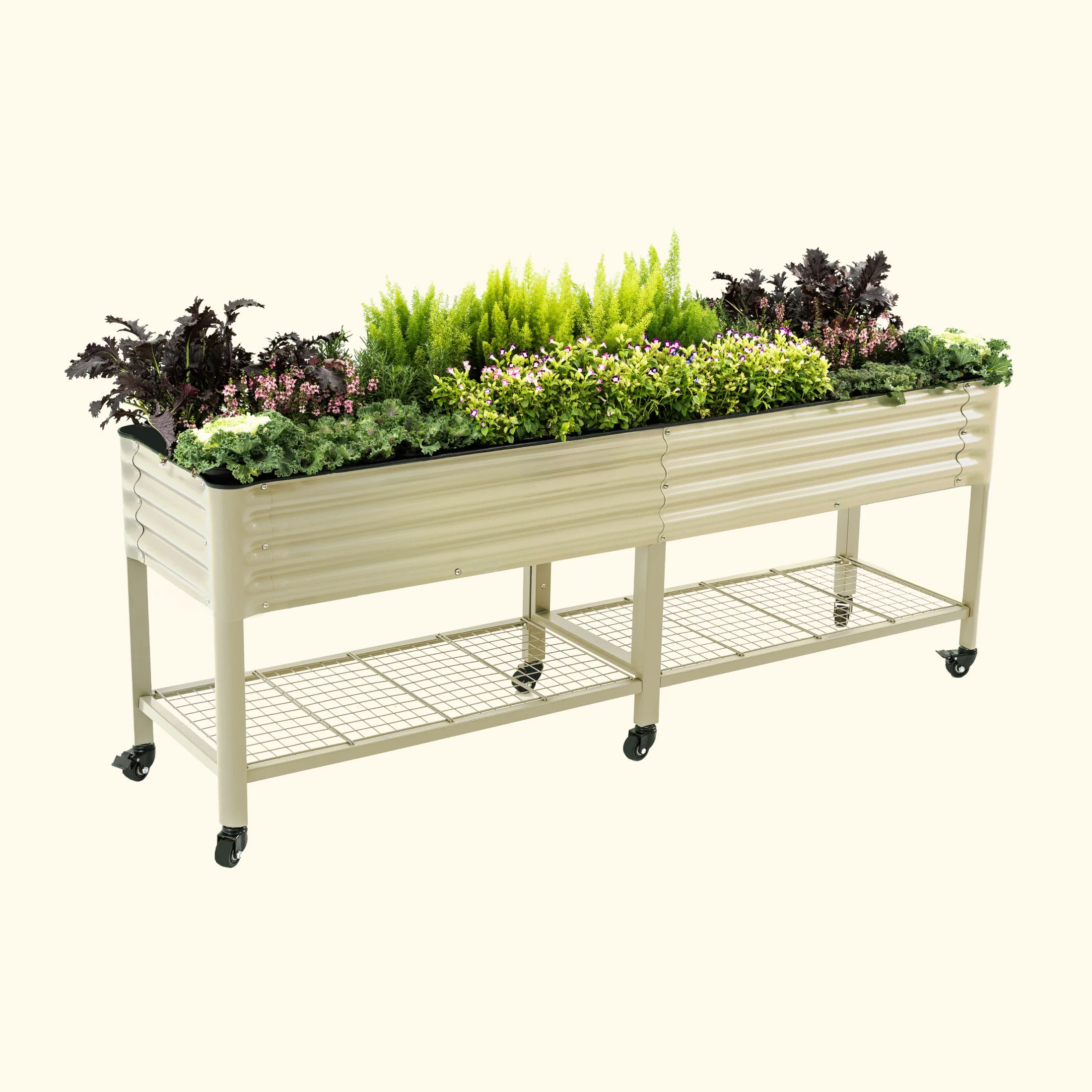 Elevated Garden Bed - 2' x 8' Wheels Included - Image 3