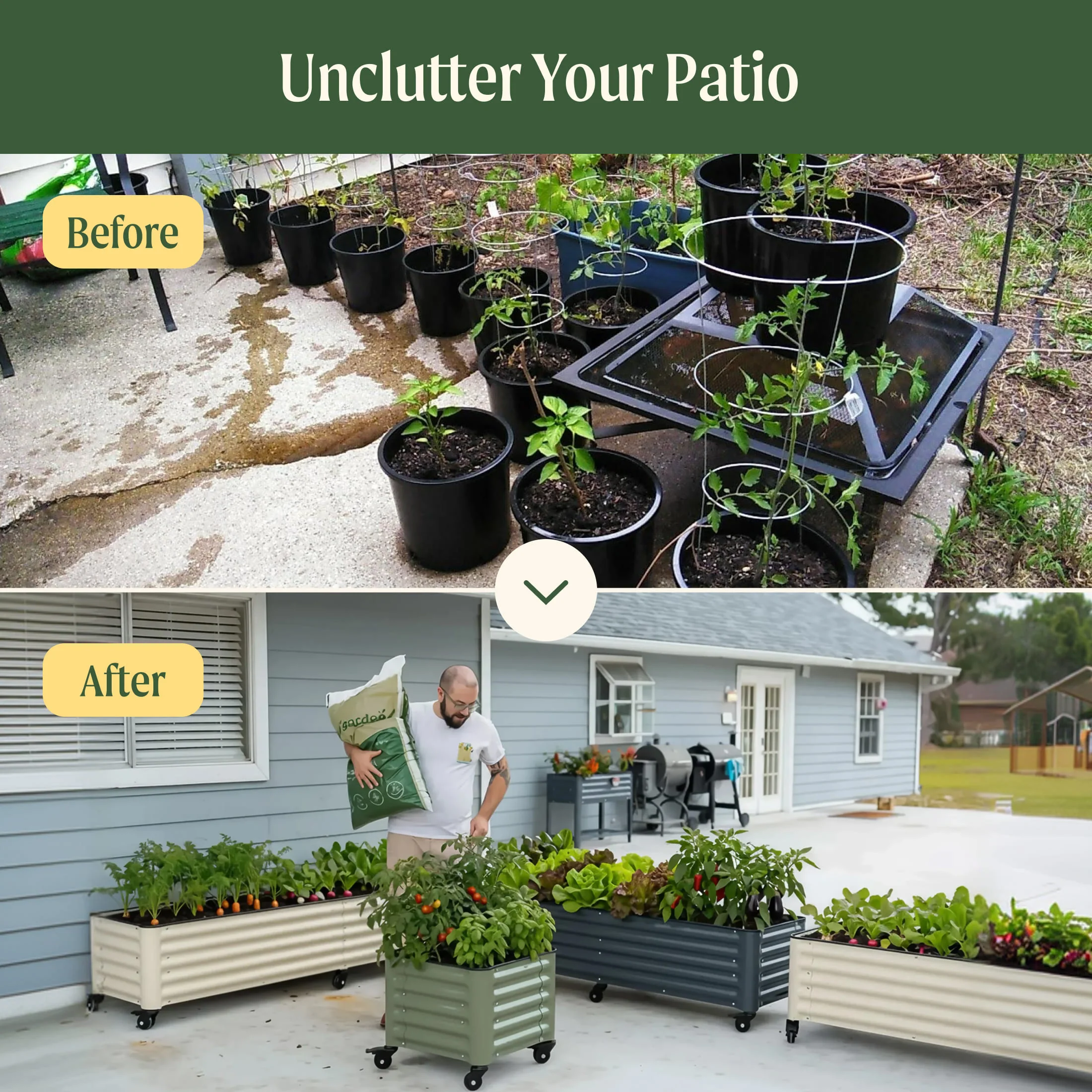Classic Rolling Garden Bed - 1.75' x 4' - Image 10