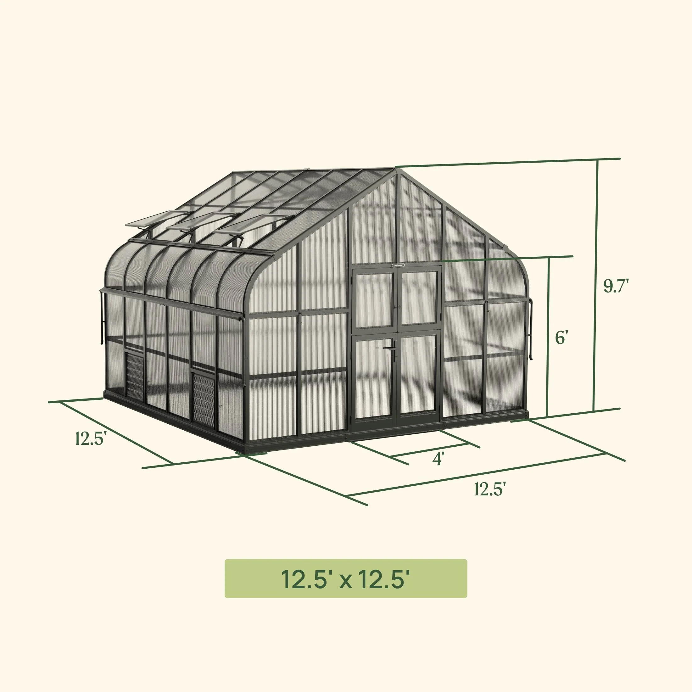 Vego Grand Pacific Greenhouse – 12.5ft Grow Light Garden + Bistro - Image 2