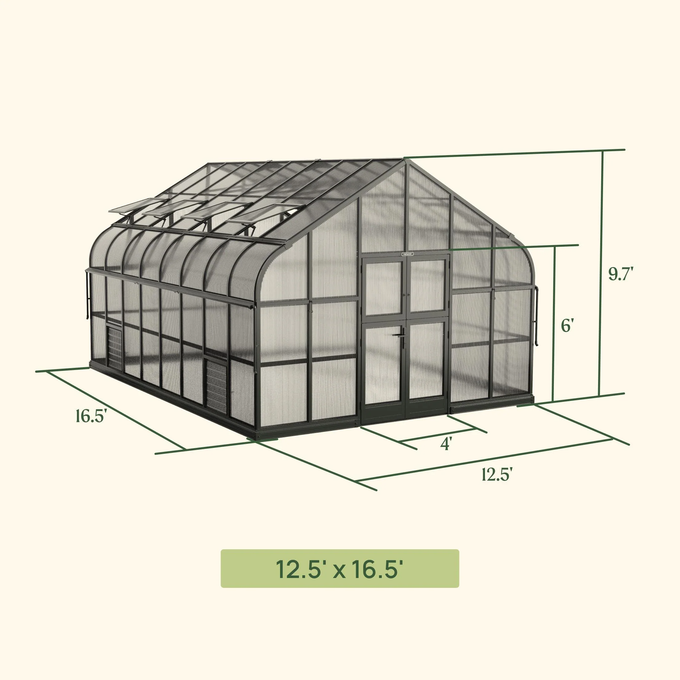 Vego Grand Pacific Greenhouse – 12.5ft Grow Light Garden + Bistro - Image 3